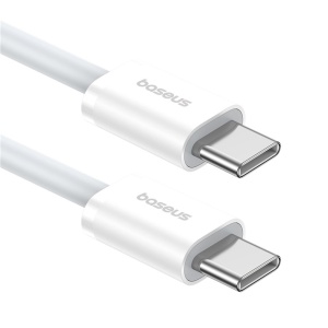 Cablu de Date Type-C la Type-C, 30W, 2m - Baseus (P10365200211-01) - Moon White - Img 2