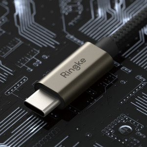 Cablu de Date USB la Type-C, 60W, 1m - Ringke - Black - Img 3