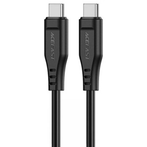 Cablu de incarcare, Type-C to Type-C, 60W, 3A, High-Speed Charging, 1.2m - Acefast (C3-03) - Black