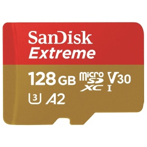 Card de Memorie, 128GB, MicroSDXC - SanDisk Extreme (SDSQXAA-128G-GN6AA) - Red - Img 2
