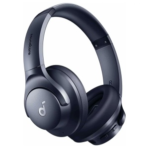 Casti Bluetooth on-ear Hybrid Active Noise Cancelling - Anker (A3004G31) - Blue - Img 1