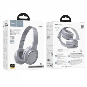 Casti Bluetooth Wireless - Hoco Charm (W46) - Light Blue Gray - Img 7