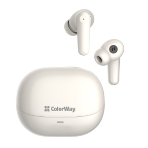 Casti In-Ear, Bluetooth 5.3, Microfon, TWS - ColorWay (CW-TWS1BE) - Beige - Img 7