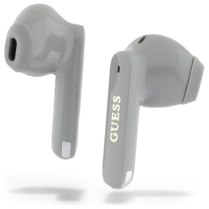Casti True Wireless Stereo, Bluetooth - Guess Earbuds Elongated Metallic Printed Logo (GUTWSC2MCDSE) - Grey - Img 3