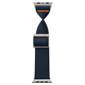 Curea pentru Apple Watch 1/2/3/4/5/6/7/8/9/10/SE/SE 2/Ultra/Ultra 2 (42/44/45/46/49mm) - Spigen Fit Lite Ultra - Navy - Img 6