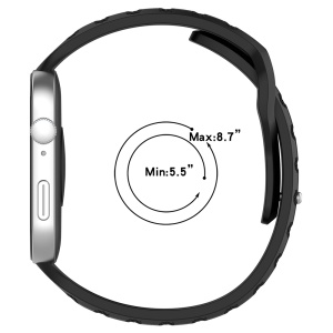 Curea pentru Huawei Watch Fit 3 - Techsuit Watchband (W050) - Black - Img 5