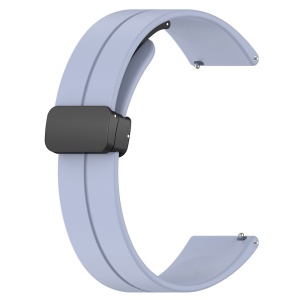 Curea pentru Huawei Watch GT 4 (41mm)/W1/Honor Watch S1/Garmin Venu 2S/Vivoactive 4S - Techsuit Watchband 18mm (W011) - Light Blue - Img 3