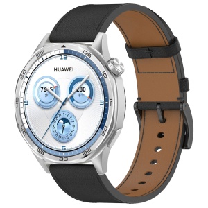 Curea pentru Samsung Galaxy Watch4/5/Active 2, Huawei Watch GT 3 (42mm)/GT 3 Pro (43mm) - Techsuit Watchband 20mm (W073) - Black