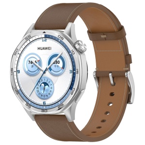 Curea pentru Samsung Galaxy Watch4/5/Active 2, Huawei Watch GT 3 (42mm)/GT 3 Pro (43mm) - Techsuit Watchband 20mm (W073) - Brown - Img 1