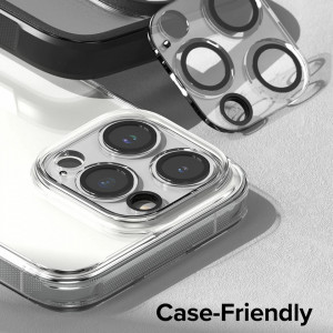 Folie Camera pentru iPhone 15 Pro Max (set 2) - Ringke Camera Protector Glass - Clear - Img 6