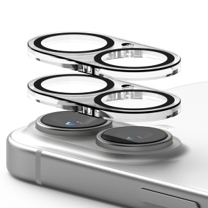 Folie Camera pentru iPhone 16 / iPhone 16 Plus (set 2) - Ringke Camera Protector Glass - Clear - Img 3
