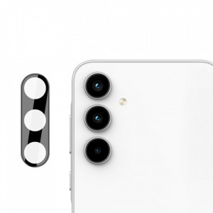 Folie Camera pentru Samsung Galaxy A55 5G - Techsuit Full Camera Glass - Black - Img 1