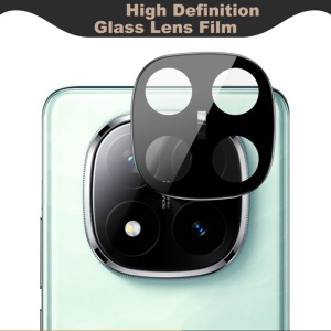 Folie Camera pentru Xiaomi Redmi Note 14 Pro+ - Techsuit Full Camera Glass - Black - Img 4