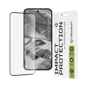Folie pentru Google Pixel 10 Pro XL - Techsuit 111D Full Cover / Full Glue Glass - Black
