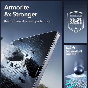 Folie pentru iPad Air 11 (2024) / Air 11 (2025) (set 2) - ESR Armorite Screen Protector UltraFit Tray - Clear - Img 6