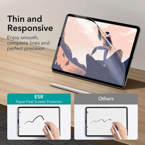 Folie pentru iPad Air 13 (2024) - ESR Paper-Feel Magnetic - Clear - Img 6