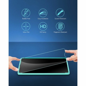 Folie pentru iPad Pro 12.9 2018 / 2020 / 2021 / 2022 (set 2) - ESR Tempered Glass 9H - Clear - Img 3