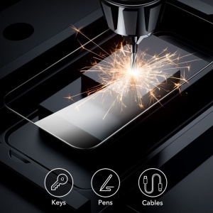 Folie pentru iPhone 16 Pro (set 2) - ESR Tempered Glass - Clear - Img 5