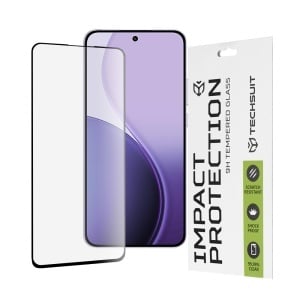 Folie pentru Oppo Reno14 F - Techsuit 111D Full Cover / Full Glue Glass - Black