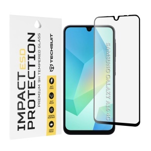 Folie pentru Samsung Galaxy A16 4G / A16 5G - Techsuit ESD Glass - Black