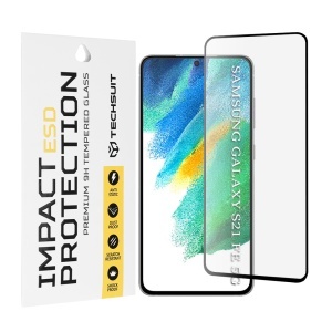 Folie pentru Samsung Galaxy S21 FE 5G - Techsuit ESD Glass - Black