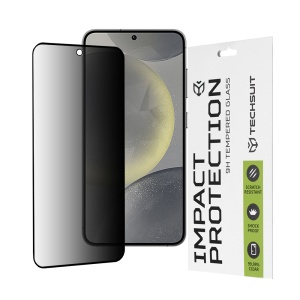 Folie pentru Samsung Galaxy S24 / S25 - Techsuit 111D Privacy FullÂ Glue - Black