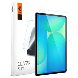 Folie pentru Samsung Galaxy Tab S10 FE Plus - Spigen Glas.tR Slim - Clear - Img 1