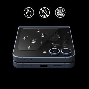 Folie pentru Samsung Galaxy Z Flip6 (set 2) - Ringke Cover Display Tempered Glass - Clear - Img 5