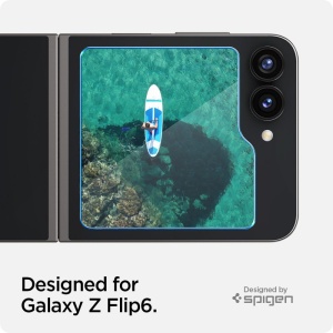 Folie pentru Samsung Galaxy Z Flip6 (set 2) - Spigen Glas.tR EZ FIT - Clear - Img 7