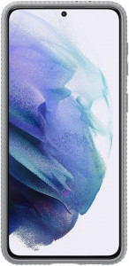 Galaxy S21 Plus; Protective Standing Cover; Light Gray - Img 2