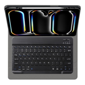 Husa cu Tastatura pentru iPad Pro 11 (2024) - Techsuit CozyTab Case - Black - Img 5