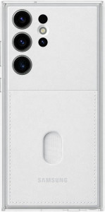 Husa Frame Cover pentru Galaxy S23 Ultra, EF-MS918CWEGWW, White - Img 1