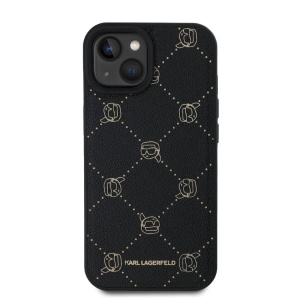 Husa iPhone 15 - Karl Lagerfeld Leather MagSafe (KLHMP15SPGKHPHK) - Karl Head - Img 3