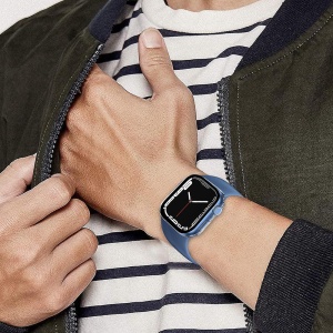 Husa pentru Apple Watch 7 (41mm) + Folie - Techsuit Defense360 Pro - Clear - Img 7