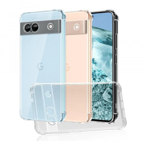 Husa pentru Google Pixel 9 Pro - Techsuit Shockproof Clear Silicone - Clear - Img 4
