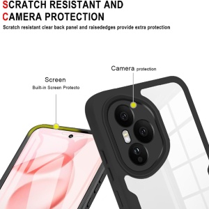 Husa pentru Honor 400 Lite + Folie - Techsuit ColorVerse 360 Series - Black - Img 5