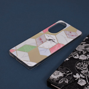Husa pentru Huawei nova 9 / Honor 50 - Techsuit Marble Series - Purple Hex - Img 4
