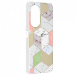 Husa pentru Huawei nova 9 SE - Techsuit Marble Series - Purple Hex - Img 2