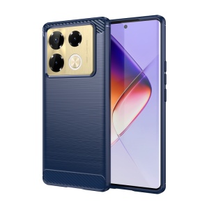 Husa pentru Infinix Note 40 Pro+ - Techsuit Carbon Silicone - Blue - Img 1