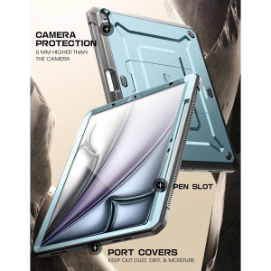 Husa pentru iPad Air 11 (2024) - Supcase Unicorn Beetle Pro - Arctic Blue - Img 4