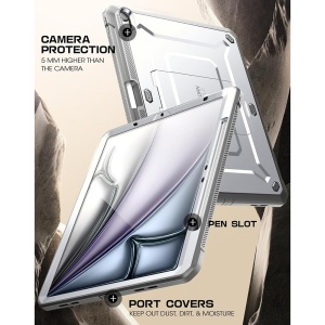 Husa pentru iPad Air 11 (2024) - Supcase Unicorn Beetle Pro - White - Img 3