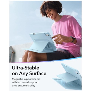 Husa pentru iPad Air 4 (2020) / Air 5 (2022) / Air 11 (2024) / Air 11 (2025) - ESR FlipÂ Hybrid (with Pencil Holder) - Sky Blue - Img 4