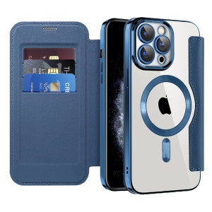 Husa pentru iPhone 11 Pro Max - Techsuit SmartMag Book Case - Blue