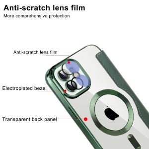 Husa pentru iPhone 11 - Techsuit SmartMag Book Case - Purple - Img 3