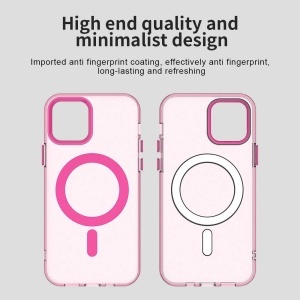 Husa pentru iPhone 12 / iPhone 12 Pro - Techsuit CandyCase MagSafe - Pink - Img 3