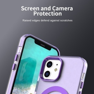 Husa pentru iPhone 12 / iPhone 12 Pro - Techsuit CandyCase MagSafe - Purple - Img 5