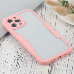 Husa pentru iPhone 12 Pro + Folie - Techsuit ColorVerse 360 Series - Pink - Img 4