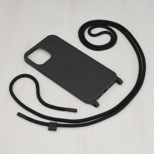 Husa pentru iPhone 12 Pro Max - Techsuit Crossbody Lanyard - Black - Img 2