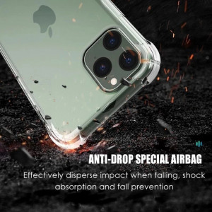 Husa pentru iPhone 12 Pro Max - Techsuit Shockproof Clear Silicone - Clear - Img 4