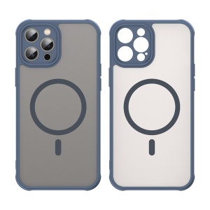 Husa pentru iPhone 12 Pro - Techsuit HaloFrost II MagSafe - Navy Blue - Img 2
